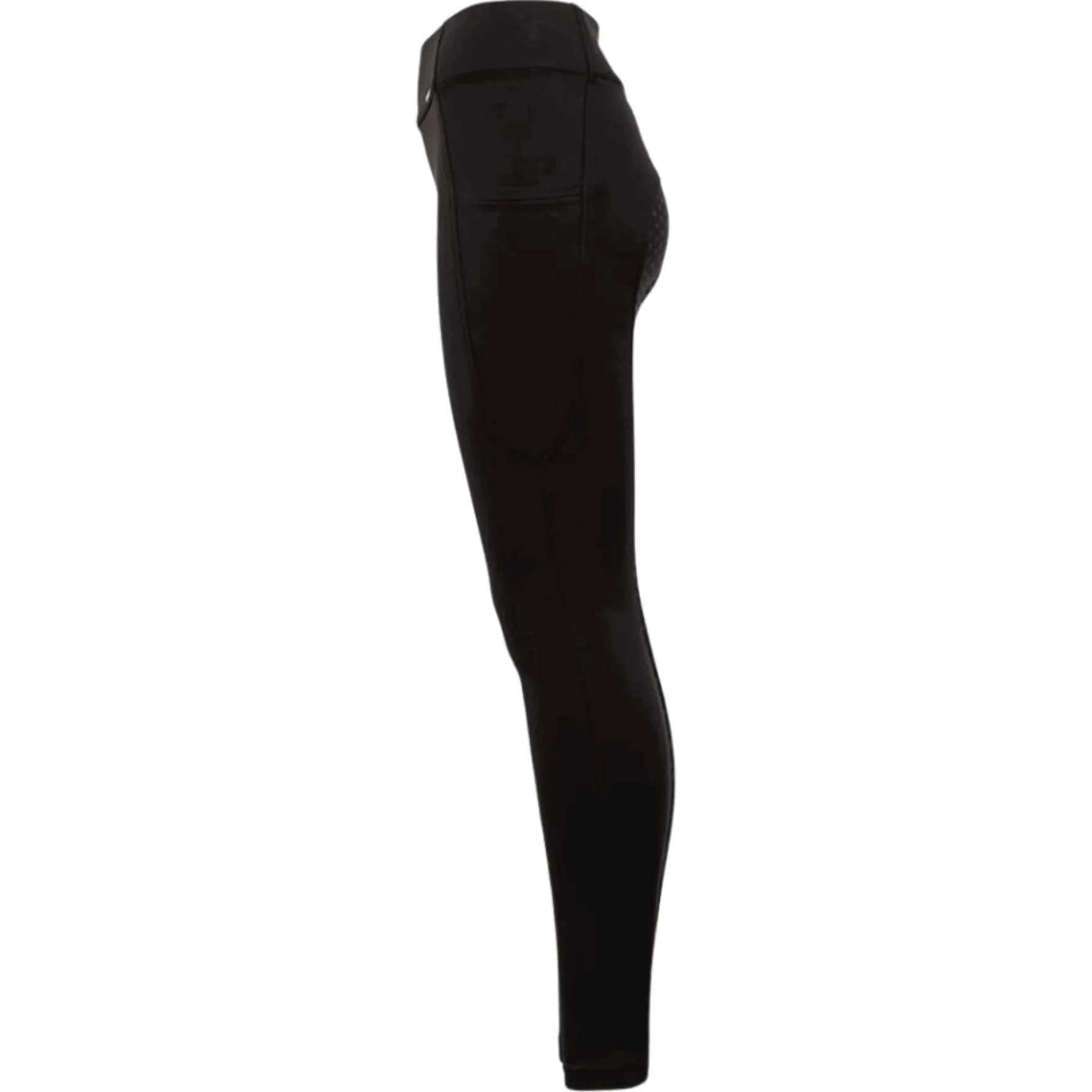 Reitleggings Kinder Biterroot, Vollbesatz, Full-Grip, High Waist