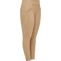 Reitleggings Kinder CT Perforated Inserts, Kniebesatz, Knee-Grip