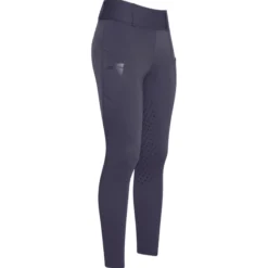 Reitleggings Kinder ERDon, Vollbesatz, Full-Grip, Winterreitleggings