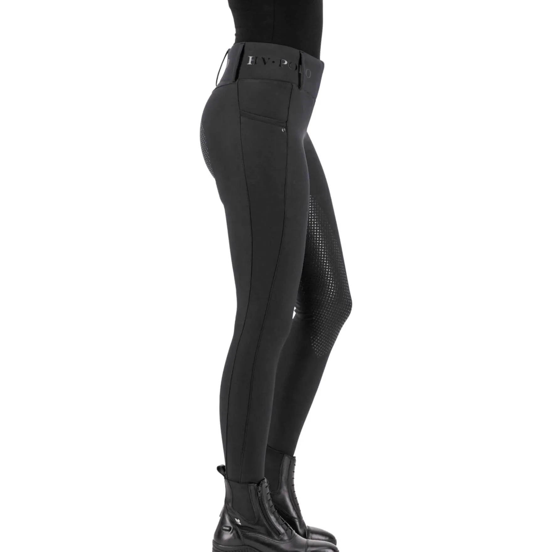 Reitleggings Kinder HVPFavourite, Vollbesatz, Full-Grip, High Waist
