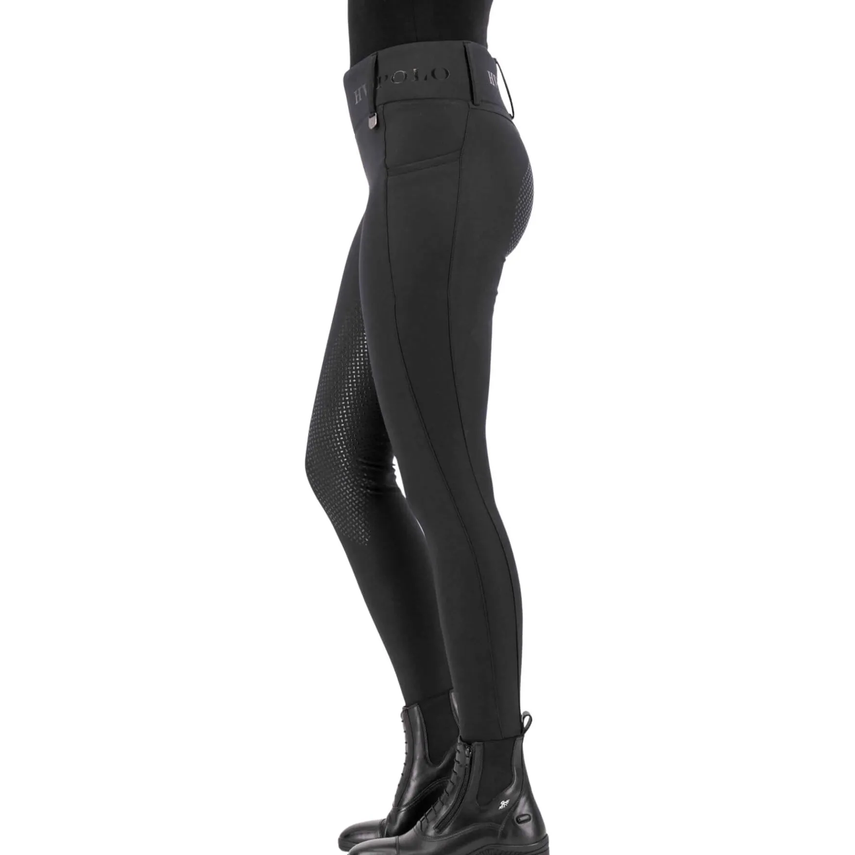 Reitleggings Kinder HVPFavourite, Vollbesatz, Full-Grip, High Waist