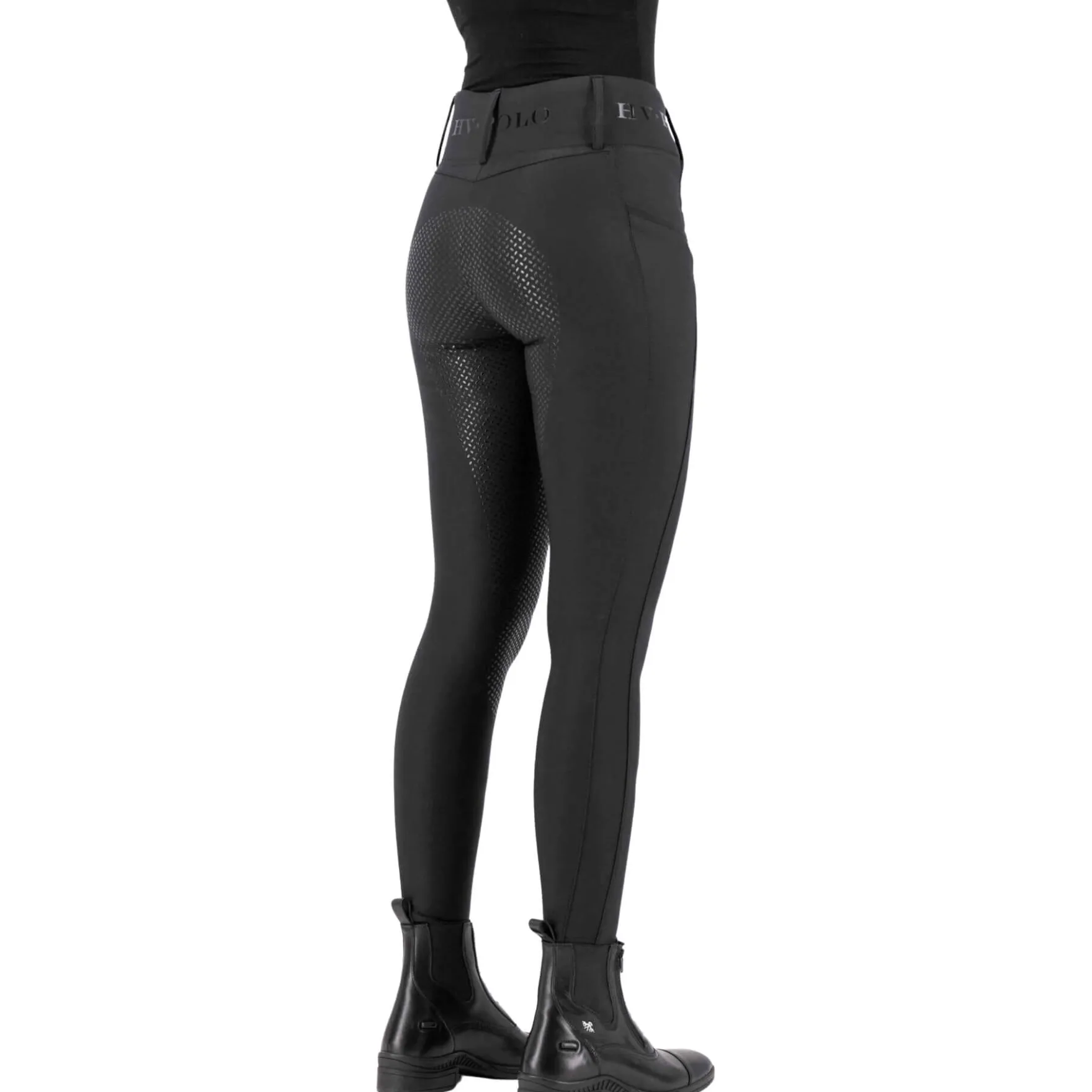 Reitleggings Kinder HVPFavourite, Vollbesatz, Full-Grip, High Waist