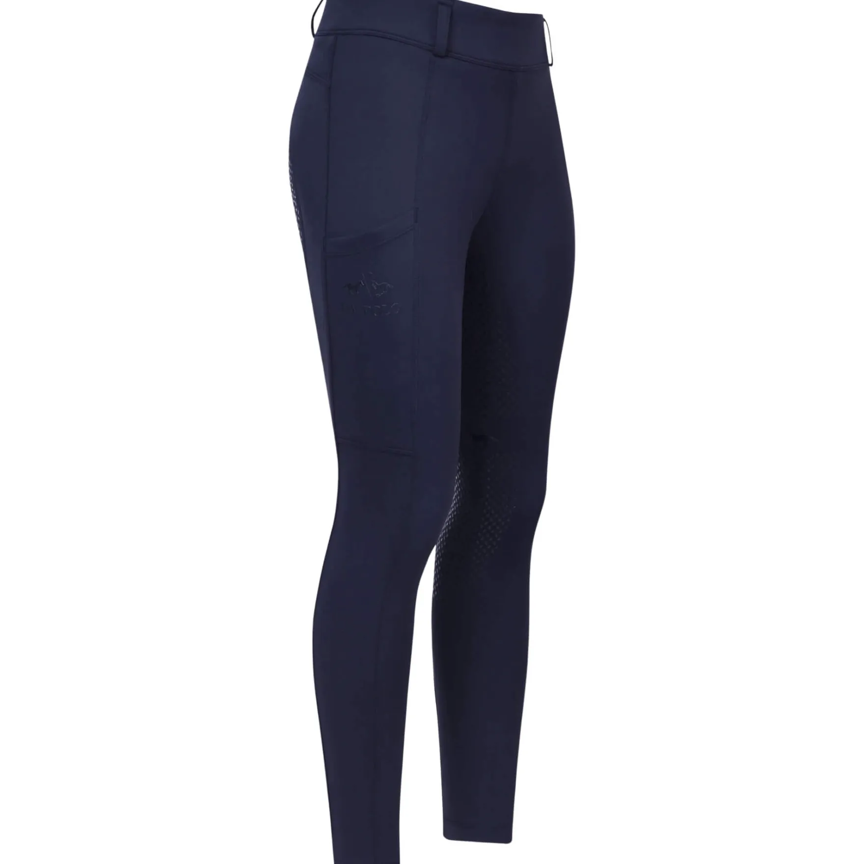 Reitleggings Kinder HVPManou, Vollbesatz, Full-Grip, High Waist