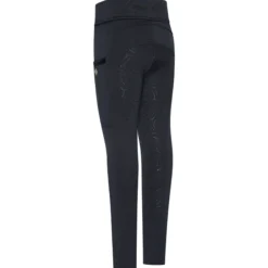 Reitleggings Kinder IRHTeddy, Vollbesatz, Full-Grip, Winter, High Waist