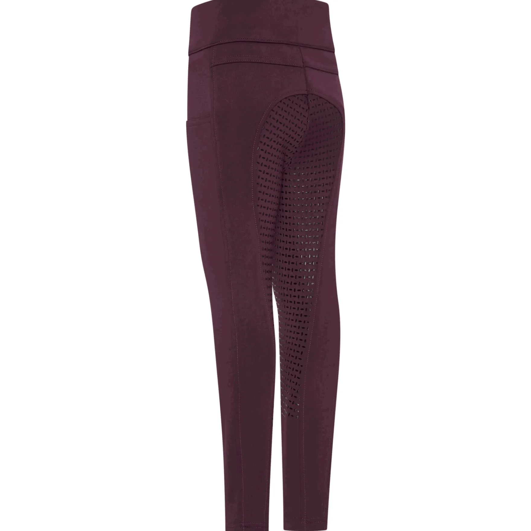 Reitleggings Kinder IRHTessy HW25, Vollbesatz, Full-Grip, High Waist