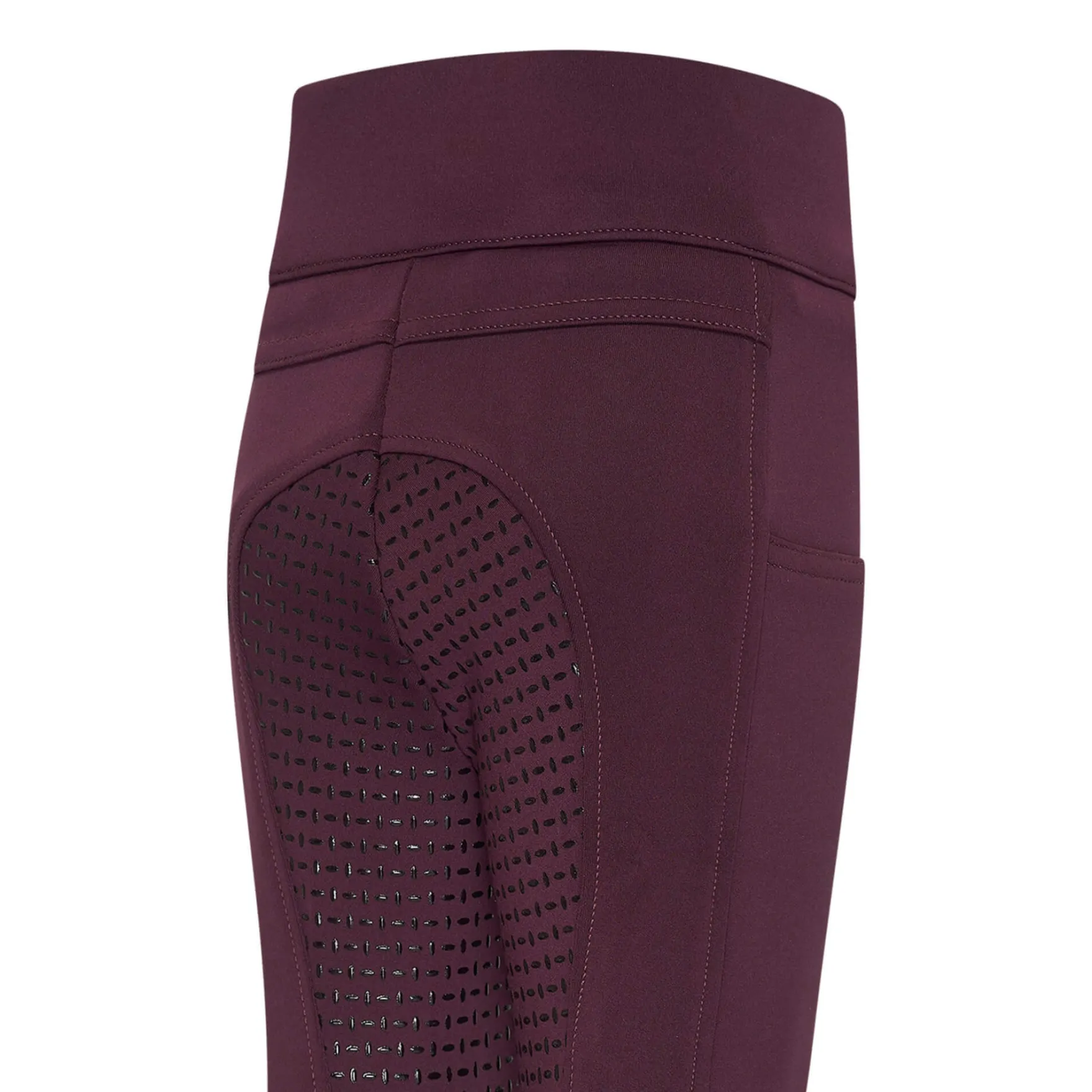 Reitleggings Kinder IRHTessy HW25, Vollbesatz, Full-Grip, High Waist