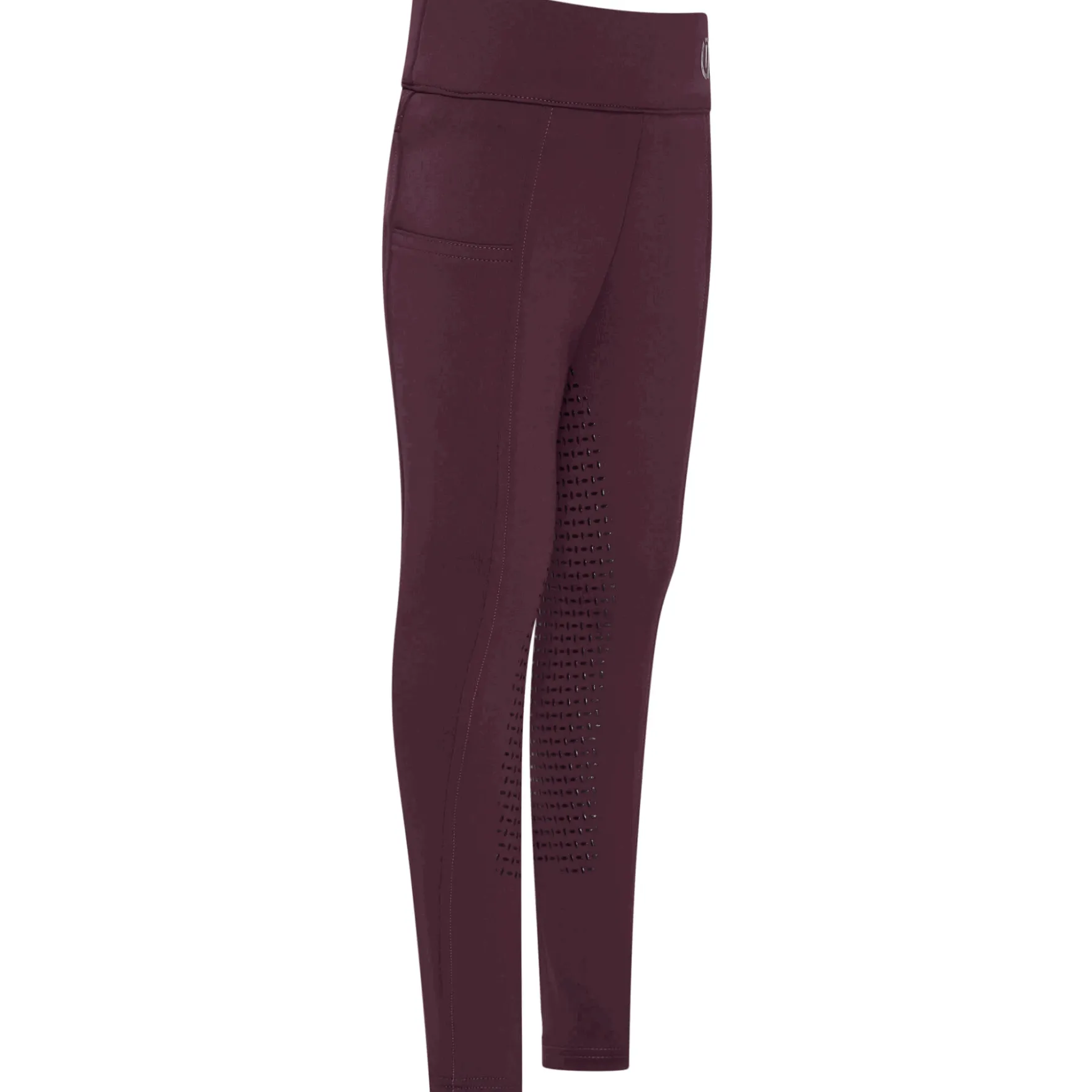 Reitleggings Kinder IRHTessy HW25, Vollbesatz, Full-Grip, High Waist
