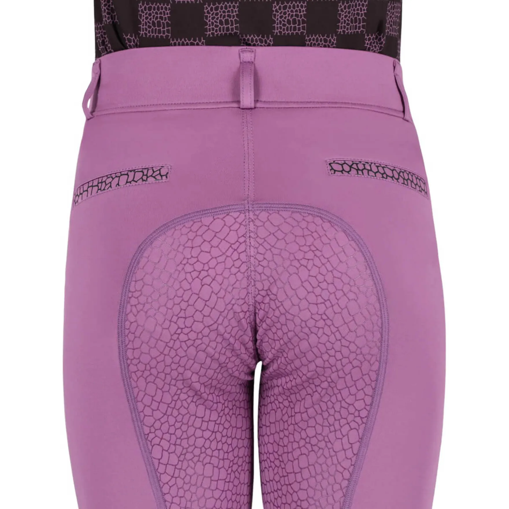 Reitleggings Kinder Lize Junior HW25, Vollbesatz, Full-Grip, High Waist