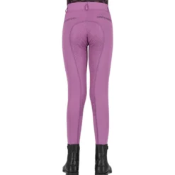 Reitleggings Kinder Lize Junior HW25, Vollbesatz, Full-Grip, High Waist