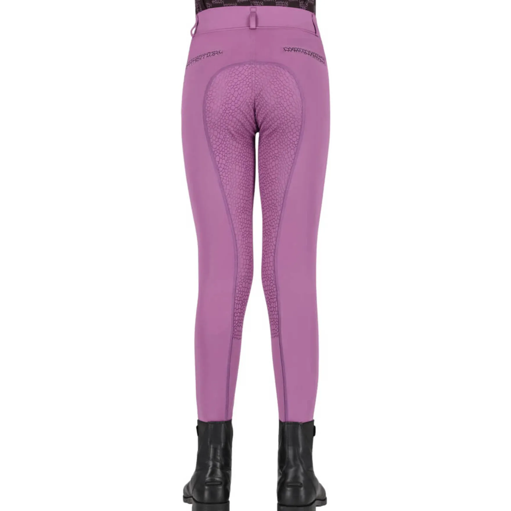 Reitleggings Kinder Lize Junior HW25, Vollbesatz, Full-Grip, High Waist