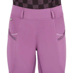 Reitleggings Kinder Lize Junior HW25, Vollbesatz, Full-Grip, High Waist