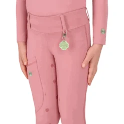 Reitleggings Kinder Lucky Start Junior, Vollbesatz, Full-Grip