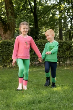 Reitleggings Kinder Maui FS26, Vollbesatz, Full-Grip, High Waist
