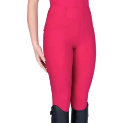 Reitleggings Kinder YR Pro, Vollbesatz, Full-Grip, High Waist