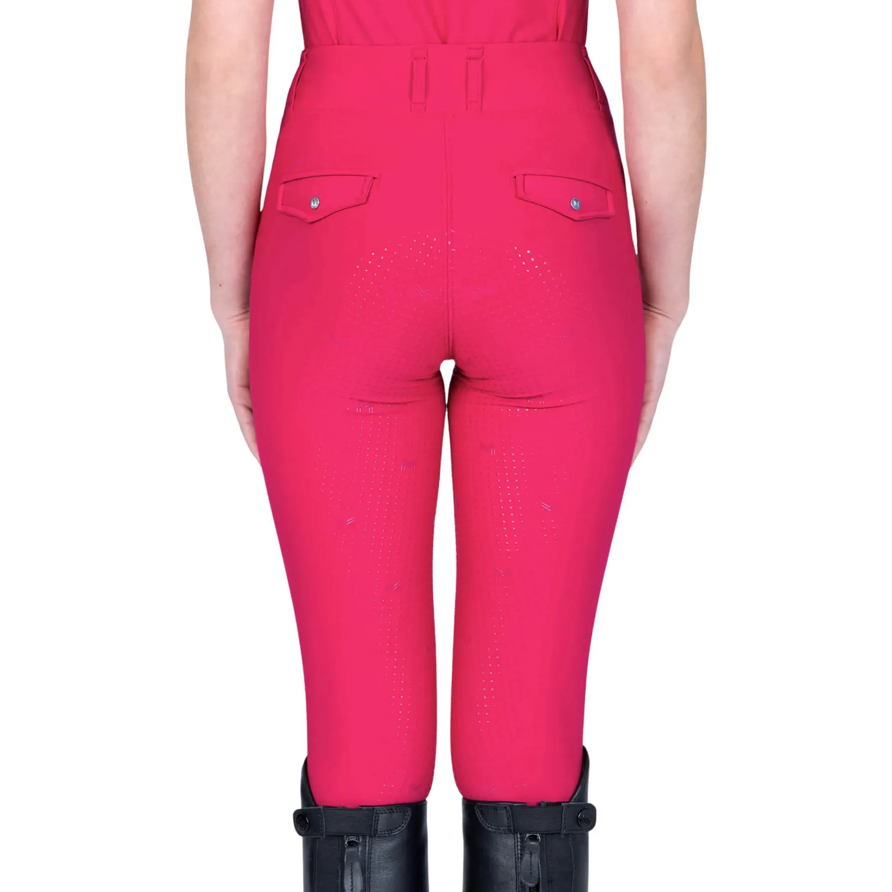 Reitleggings Kinder YR Pro, Vollbesatz, Full-Grip, High Waist