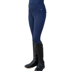 Reitleggings Kinder YR Winter Pro, Winter, Vollbesatz, Full-Grip