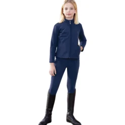 Reitleggings Kinder YR Winter Pro, Winter, Vollbesatz, Full-Grip