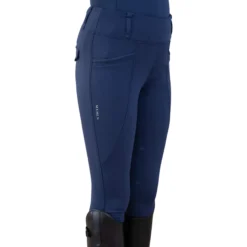 Reitleggings Kinder YR Winter Pro, Winter, Vollbesatz, Full-Grip