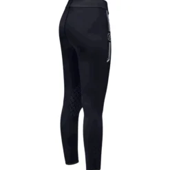 Reitleggings Mädchen CT Orbit Print, High Waist, Kniebesatz, Knee-Grip