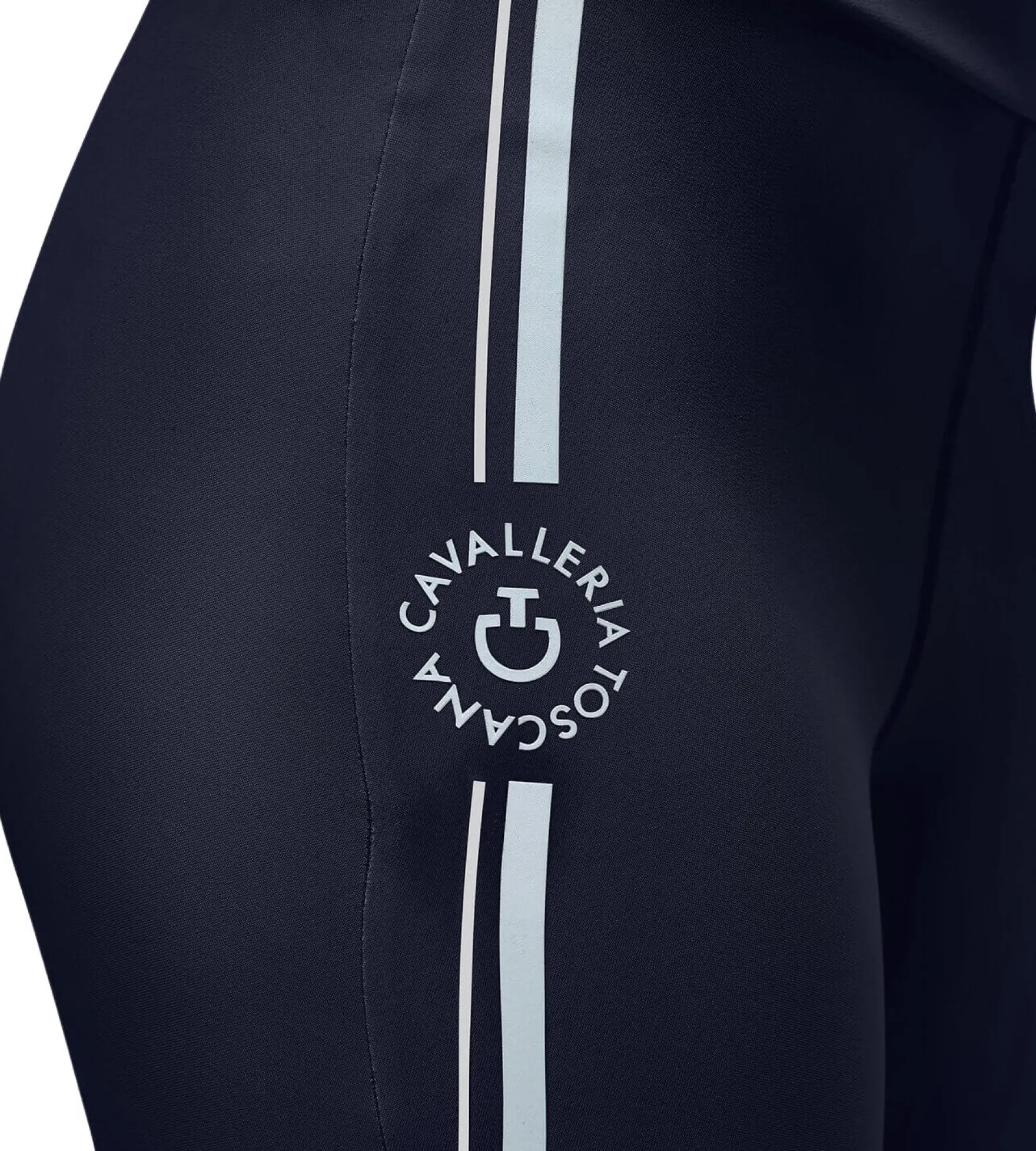 Reitleggings Mädchen CT Orbit Print, High Waist, Kniebesatz, Knee-Grip