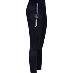 Reitleggings Mädchen CT Orbit Print, High Waist, Kniebesatz, Knee-Grip