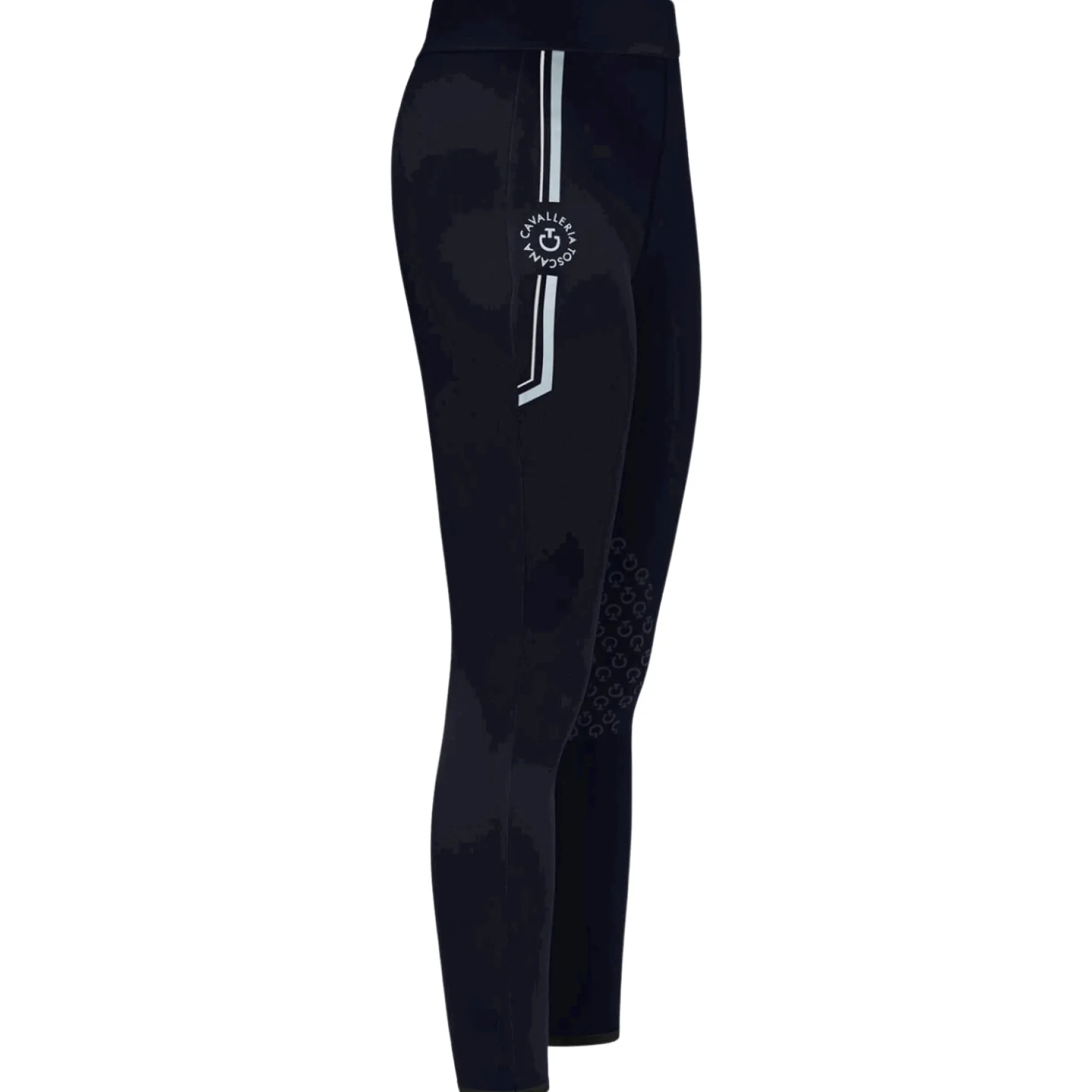 Reitleggings Mädchen CT Orbit Print, High Waist, Kniebesatz, Knee-Grip