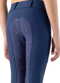 Reitleggings Mädchen Cunix HW25, Vollbesatz, Full-Grip, High Waist, Winterreitleggings