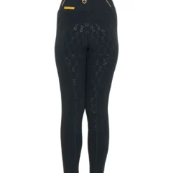 Reitleggings Mädchen Fleece Lining, Vollbesatz, Full-Grip, High Waist, Winterrreitleggings