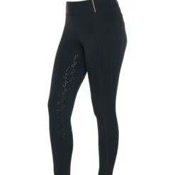 Reitleggings Mädchen Slim Fit FS26, Vollbesatz, Full-Grip, High Waist