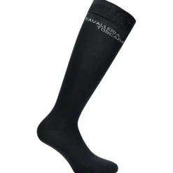 Reitsocken Jacquard Logo, Kniestrümpfe, 3 Paar