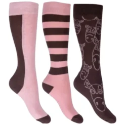 Reitsocken Kinder Houston, 3 Paar