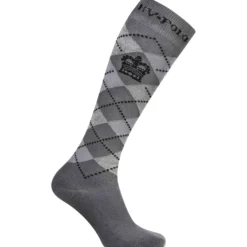 Reitsocken Kinder HVPArgyle, Kniestrümpfe