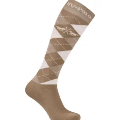 Reitsocken Kinder HVPArgyle FS26, Kniestrümpfe