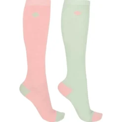 Reitsocken Lucky Start, Kniestrümpfe, 2 Paar, Geschenkbox