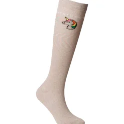 Reitsocken Unicorn Glitter, 3 Paar