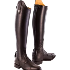 Reitstiefel Amabile New 02, Lederreitstiefel, Damen, Herren, Quick Black