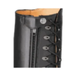Reitstiefel Arena, Lederreitstiefel, Damen, Herren, Schwarz