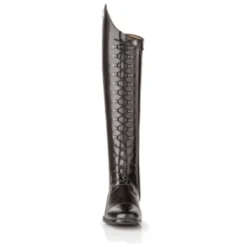 Reitstiefel Arena, Lederreitstiefel, Damen, Herren, Schwarz