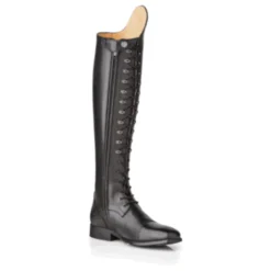 Reitstiefel Arena, Lederreitstiefel, Damen, Herren, Schwarz