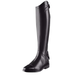 Reitstiefel Aries, Lederreitstiefel, Damen, Herren, Schwarz
