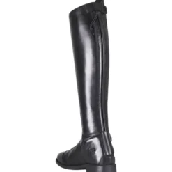 Reitstiefel Birgit Junior, Lederreitstiefel, Mädchen, Damen, Schwarz