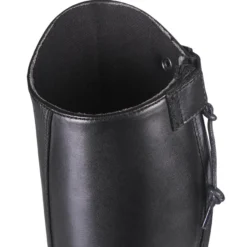 Reitstiefel Birgit Junior, Lederreitstiefel, Mädchen, Damen, Schwarz