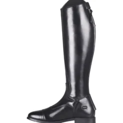 Reitstiefel Birgit Junior, Lederreitstiefel, Mädchen, Damen, Schwarz