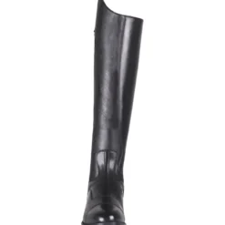Reitstiefel Birgit Junior, Lederreitstiefel, Mädchen, Damen, Schwarz