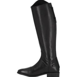 Reitstiefel Damen Birgit, Lederreitstiefel, Schwarz
