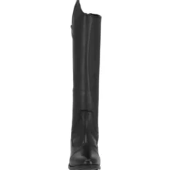 Reitstiefel Damen Birgit, Lederreitstiefel, Schwarz