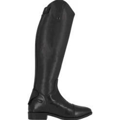 Reitstiefel Damen Birgit, Lederreitstiefel, Schwarz