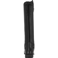 Reitstiefel Damen Birgit, Lederreitstiefel, Schwarz
