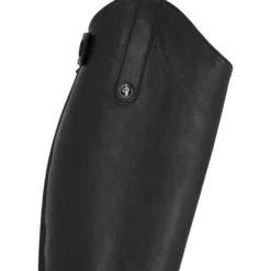 Reitstiefel Damen Birgit, Lederreitstiefel, Schwarz