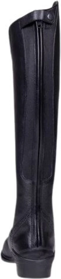 Reitstiefel Damen Calgary Adult, Thermo Reitstiefel, Lederreitstiefel, Schwarz